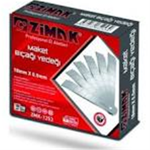 ZİMAK MAKET BIÇAĞI YEDEĞİ 18MMX0,5 MM 10 ADET